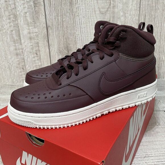 NIKE Court Vision MID Winterized Men Sz 9 Burgundy Crush/Plum Eclipse DR7882-600 main image 7